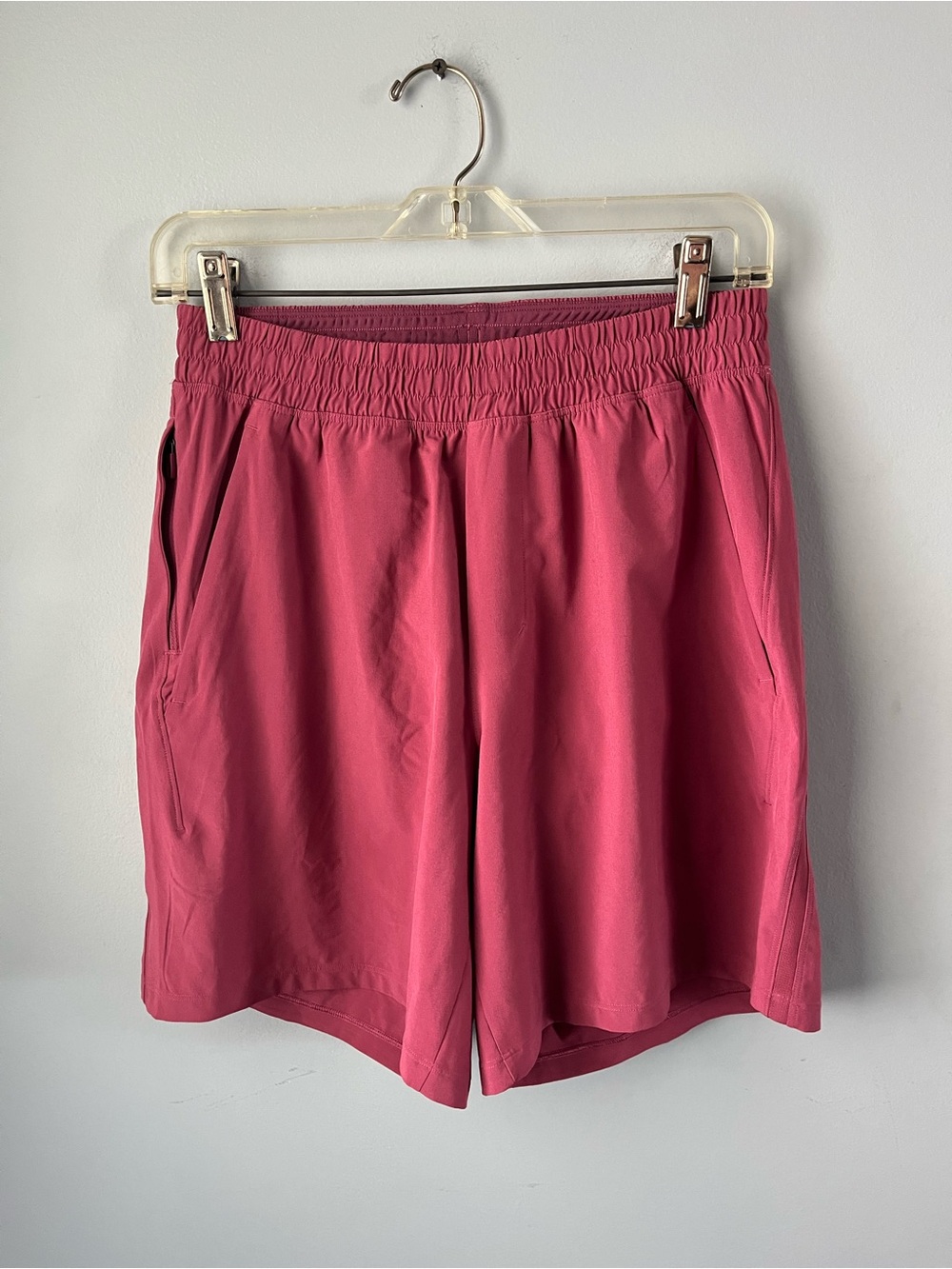 Lululemon Pace Breaker Linerless Men’s Shorts Rose Pink Size S